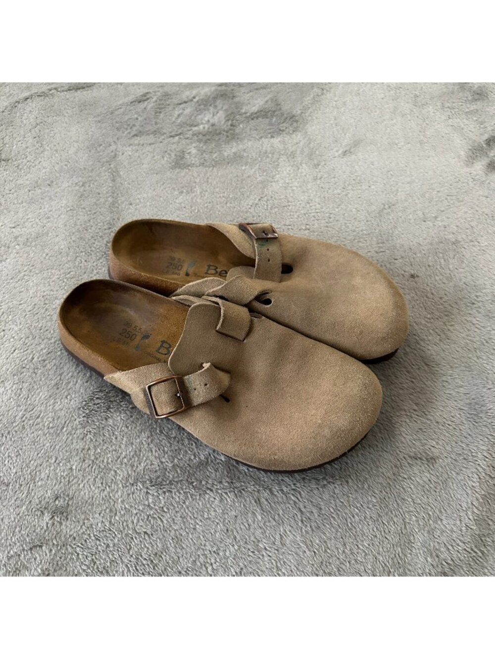 Betula Birkenstock Boston Suede Clogs Shoes Women's 39 US 8